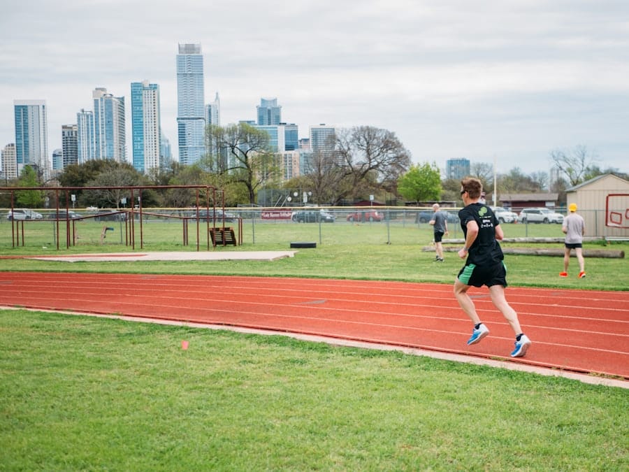 Athletes training schedule