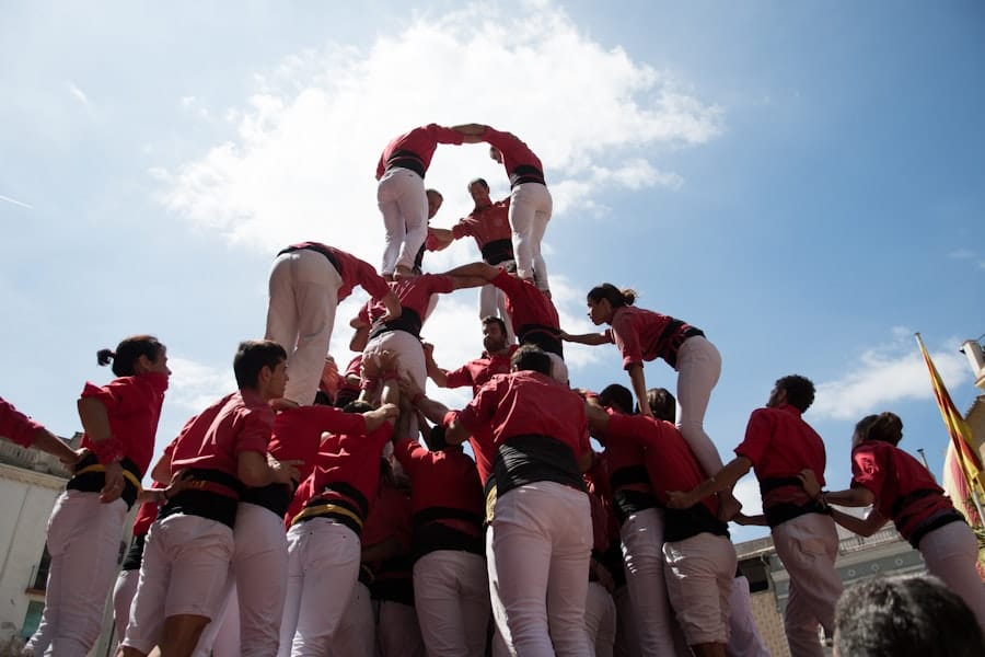 Team huddle