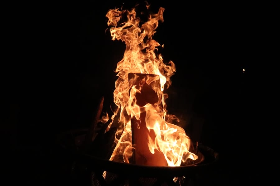 Photo Burning flame